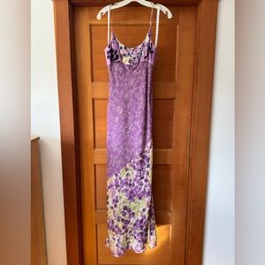 RARE Vintage Nicole Miller Collection Silk Bias Dress, NWOT, 8